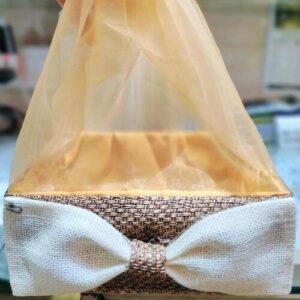 TPV® Decorative Gift Hamper Baskets, Dry Fruits Storage, Wedding Shagun bow tray for gifting