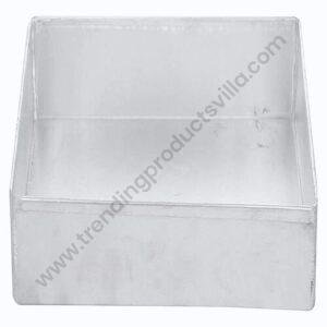 TPV® Aluminium Rectangle Tray /Sweet Tray/Baking Tray - (7 X 5 X 2) Inches
