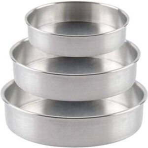 TPV® Aluminum Cake Mould Combo - Set Of 3