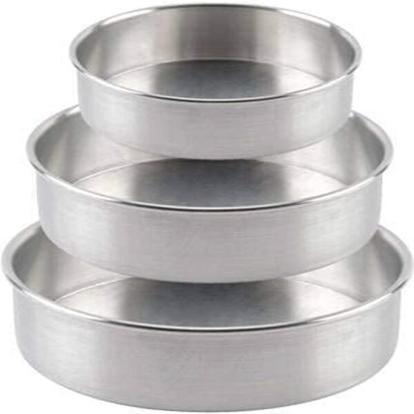 TPV® Aluminum Cake Mould Combo - Set Of 3