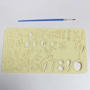 TPV®- Acrylic Cake Diy Stamp Alphabet Letter Number Fondant Tool Lowercase Letters & 0 To 9 Numerical For Embossing Cakes