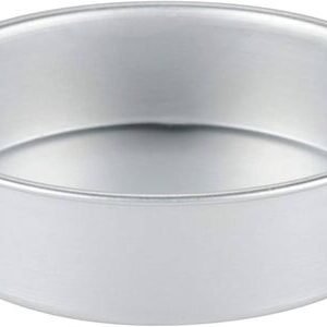 TPV® Aluminium Baking Round Cake Mould, Size- 8 Inch (Height-2 Inch)