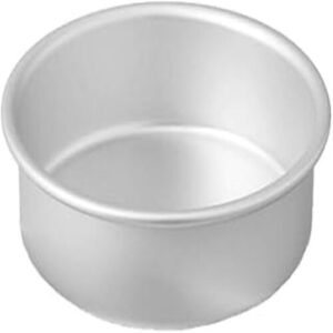 TPV® Aluminium Baking Round Cake Pan/Mould For Microwave Oven - 6" Diameter X 2.