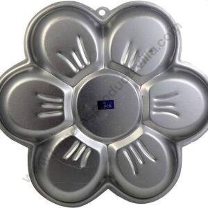 TPV® Aluminium Cake Mould Pans Daisy Flower Big 1.5-2 Kg.
