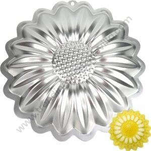 TPV® Aluminium Cake Mould Pans Sunflower Big 1.5-2 Kg