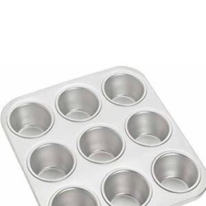 TPV® Aluminium Muffin Bakeware Tray Aluminium Muffin Bakeware Tray 9 Cavity