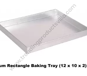 TPV® Aluminium Rectangle Tray /Sweet Tray/Baking Tray - 12 X 10 X2 Inches