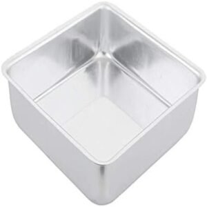 TPV® Aluminium Square Cake Mould (Aluminium, 7 X 7 X 2 Inch