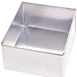 TPV® Aluminium Square Tray / Sweet Tray / Baking Tray - (7 X 7 X 3) Inches