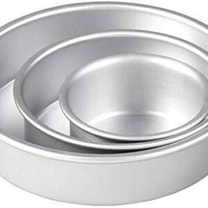 TPV® Aluminum Cake Mould Pan - Set Of 3