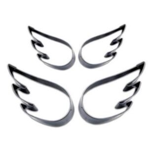 TPV® Angel Wings Stainless Steel Cookie Cutter, Cutter Bakeware Mould Biscuit Mould Set Sugar Arts Fondant Tools