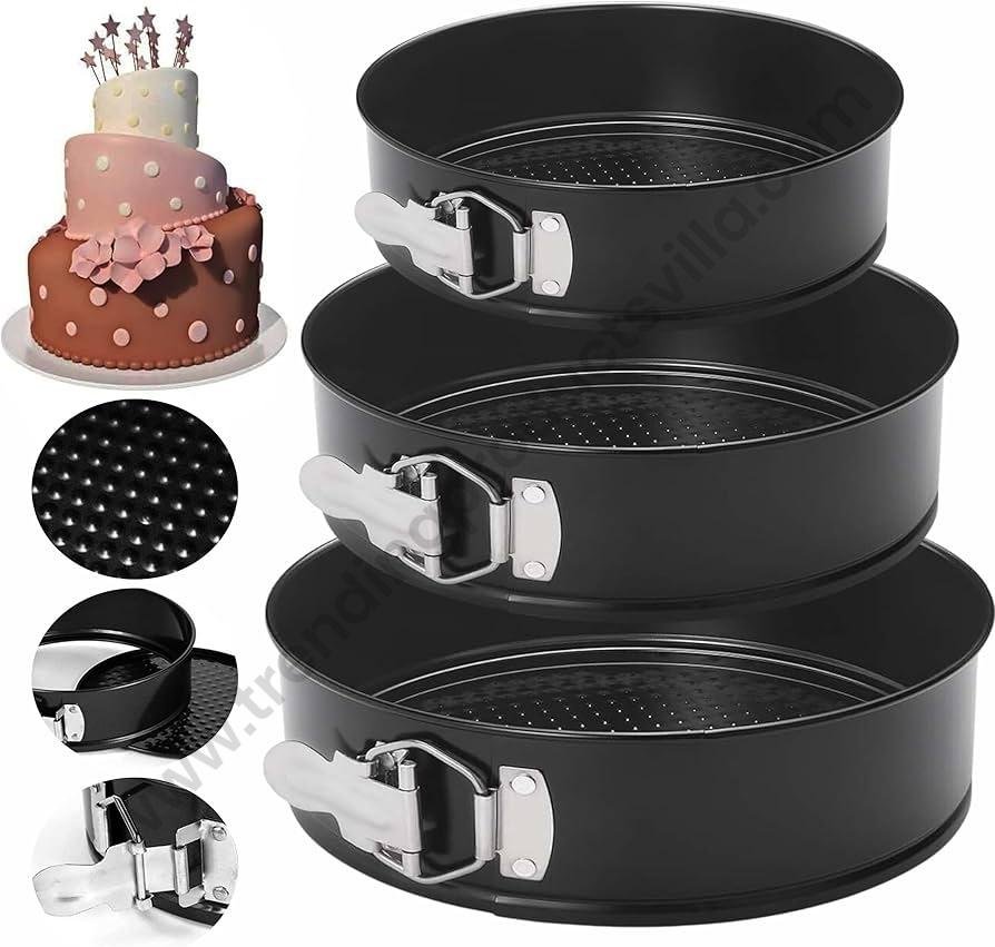 BAKERS-CUTLERY™-Springform-Tin-Nonstick-Cake-Mould-Bakeware-Pan-Round-Set-of-3.jpg