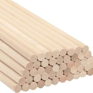 TPV® – Wooden Cake Dowels 12 Inch – Pack Of 10, Pillar For Support Cake Tiers Of Celebration Cake.