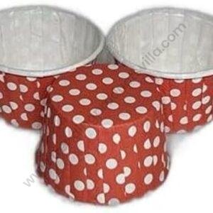 TPV® Bake  & Amp; Serve Paper Baking Mould Plum Cake Mould Red 10 Pcs