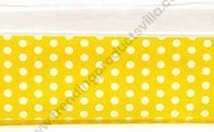 TPV® Bake  & Amp; Serve Paper Baking Mould Polka Dot Plum Cake Mould Yellow 10 Pcs