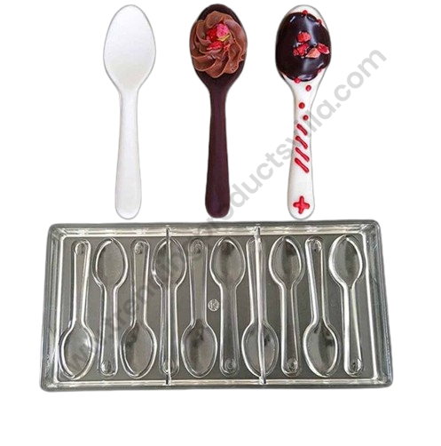 Baker_s_Cutlery_10_Cavity_New_Design_Spoon_Shaped_Hard_Candy_Molds_Jelly_Mould_Plastic_Baking_Tray_Polycarbonate_Chocolate_Mold-removebg-preview.png