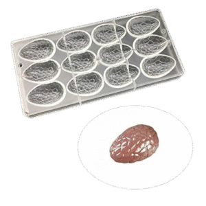 TPV® 12 Cavity Easter Eggs Shaped Polycarbonate Chocolate Mould