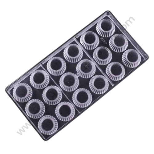 Baker_s_Cutlery_18_Cavity_Muffin_Tart_Design_Mold_Polycarbonate_Chocolate_Moulds_Baking_Pastry_Tools_Plastic_Chocolate_Mold_Kitchen_Bakeware_Supplies-removebg-preview.png