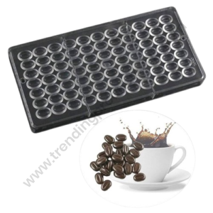 TPV® 77 Cavity Coffee Beans Design Polycarbonate Chocolate Mold
