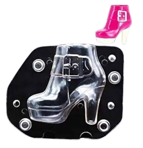 TPV® Polycarbonate 3D Ladies Boot Chocolate Mold Chocolate Mould Tools