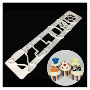 TPV® 1 Pc Sports Trophy Football Tappet Cutter Plastic Fondant Cutter Gumpaste Cutter
