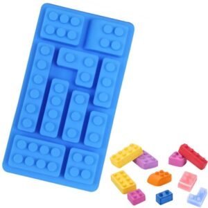 TPV® 10 Cavity Brick Blocks Building Shape Silicone Chocolate Mould