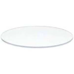 TPV® 10 Inch Round Clear Acrylic Cake Board Ganaching Plate (3Mm Thickness)