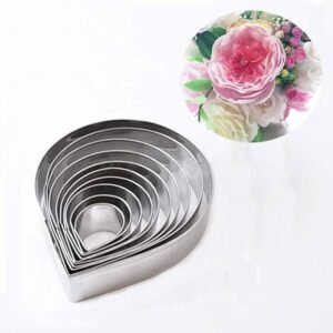 TPV® 10 Pcs Big Rose Petal Cutter Set Bakeware Mould Biscuit Mould Set Sugar Arts Fondant Cake Decoration Tools