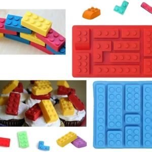 TPV® 10 In 1 Silicon Bakeware Blocks Shape Ice Cube Mould Cupcake Moulds Muffin Mould