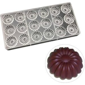 TPV® 18 Cavity Screw Sunflowers Chocolate Mold Candy Molds Polycarbonate Chocolate Mold Baking Decorating Tools Gadgets Bakeware