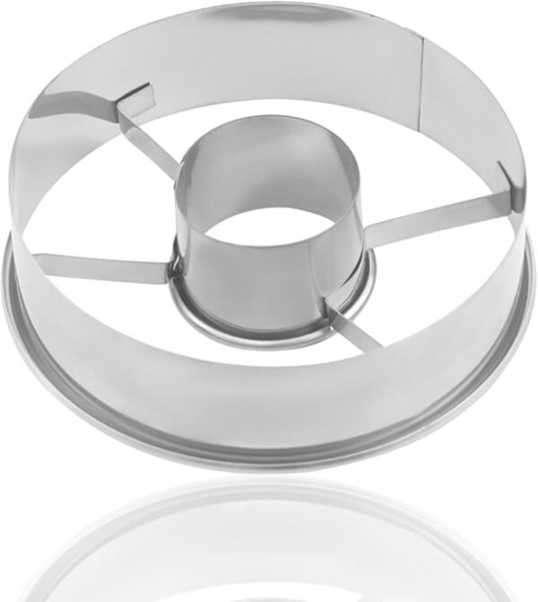 TPV® 1Pc Doughnut Stainless Steel Donut Cutter Cookie Cutter Tools No: 3
