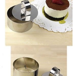 TPV® 1Pc Round Shape Stainless Steel Mousse Mould Tools