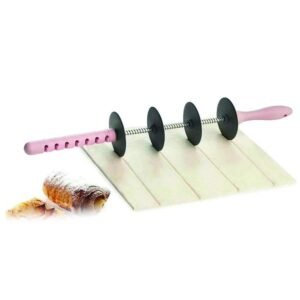 TPV® 1Pc Blade Adjustable Rolling Roller Cutter Cookie And Pastry Cutter