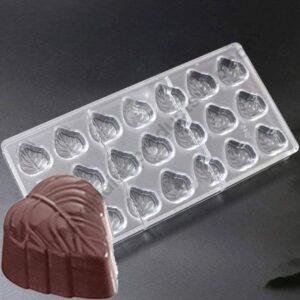 TPV® 21Cavities Leaf Simple Polycarbonate Chocolate Mould
