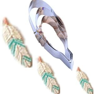 TPV® 3 Pcs Feather Cutter Set Bakeware Mould Biscuit Mould Set Sugar Arts Fondant Tools