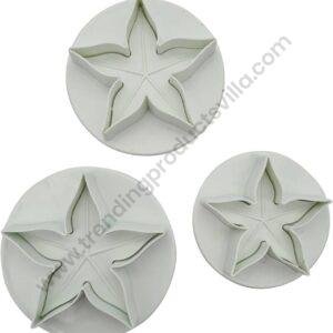 TPV® 3-Pcs Set Calyx Flower Petal Cutter Press