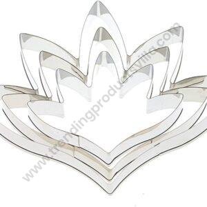 TPV® 3 Pcs Tuberose Petals Cutter Bakeware Mould Biscuit Mould Set Sugar Arts Fondant Tools