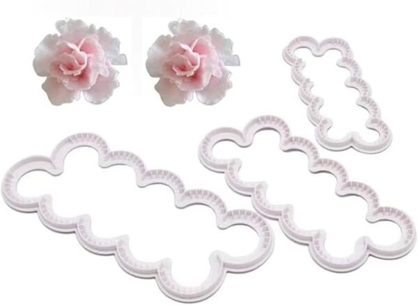 TPV® 3Pcs Easiest Carnation Cutters Fondant Tools
