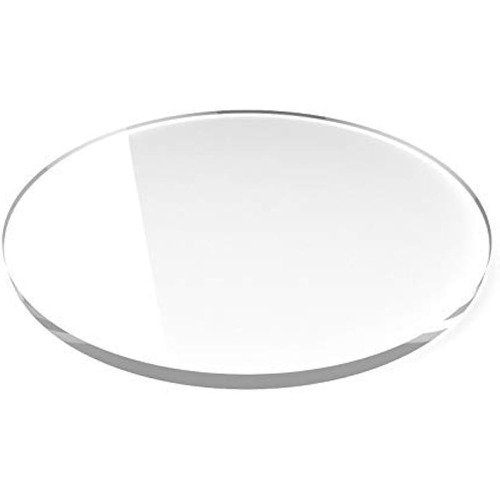 TPV® 4 Inch Round Clear Acrylic Cake Board Ganaching Plate (3Mm Thickness)