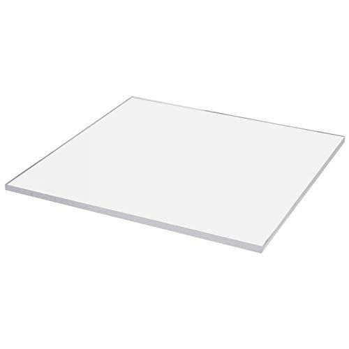TPV® 4 Inch Square Clear Acrylic Cake Board Ganaching Plate (3Mm Thickness)