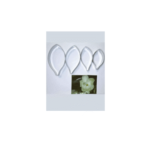 TPV® 4 Pcs Stainless Steel Magnolia Petal Cutter Set Bakeware Mould Biscuit Mould Set Sugar Arts Fondant Tools