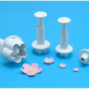 TPV® 4Pcs Small Blossom Plunger Fondant Tool