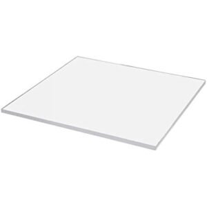 TPV® 6 Inch Square Clear Acrylic Cake Board Ganaching Plate (3Mm Thickness)
