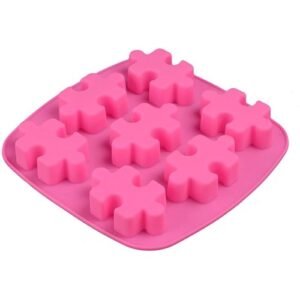 TPV® 7 Cavity Puzzle Shape Mold Silicone Chocolate Mould