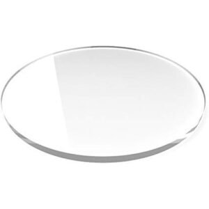 TPV® 7 Inch Round Clear Acrylic Cake Board Ganaching Plate (3Mm Thickness)