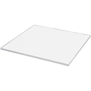 TPV® 8 Inch Square Clear Acrylic Cake Board Ganaching Plate (3Mm Thickness)
