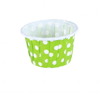 TPV® Bake  & Amp; Serve Paper Baking Mould Green Cupcake Mould 10 Pcs