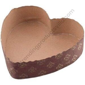 TPV® Bake  & Amp; Serve Paper Baking Mould Heart Shaped Cake Mould 10 Pcs