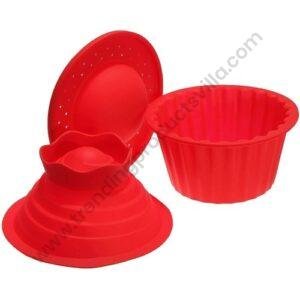 TPV® Big Top Cup Cake Pan Giant Silicone Moulds Baking Set