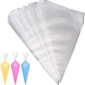 TPV® Food Grade Disposable Icing Piping Bags Small Size, Set Of 50Pcs